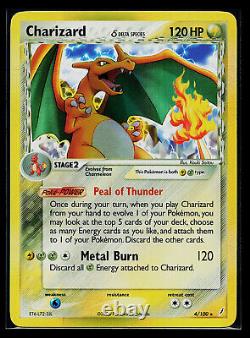 Carte Pokemon Charizard (Espèce Delta) EX Gardiens Cristal 4/100 Holo Rare