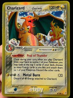 Carte Pokemon Charizard (Espèce Delta) EX Gardiens Cristal 4/100 Holo Rare