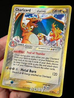 Carte Pokemon Charizard (Espèce Delta) EX Gardiens Cristal 4/100 Holo Rare