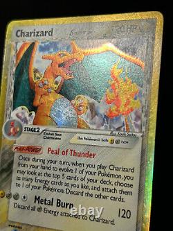 Carte Pokémon Charizard (Espèce Delta) EX Gardiens Cristal 4/100 Rare Holo