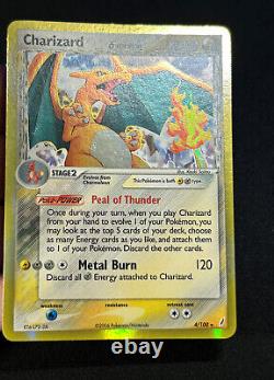 Carte Pokemon Charizard (Espèce Delta) EX Gardiens du Cristal 4/100 Holo Rare