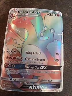 Carte Pokémon Charizard GX 150/147 Arc-en-ciel Secrète Rare Brûlante Ombres NM