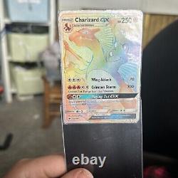 Carte Pokémon Charizard GX (Arc-en-ciel) SM Ombres Ardentes 150/147 Secrète Rare