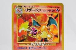 Carte Pokémon Charizard No. 006 Ensemble De Base 1996 Holo Old Back Japonais Excellent