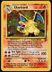 Carte Pokemon Charizard Set De Base 2 4/130 Holo Rare Swirl