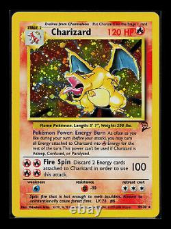 Carte Pokémon Charizard Set de Base 2 Holo Rare 4/130