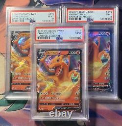 Carte Pokemon Charizard notée authentique! Garantie Menthe 9 et plus! Expédition rapide