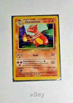 Carte Pokemon Charmeleon Rare -near Mint Condition 1995 24/102