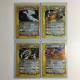 Carte Pokémon Cristal 4 Type Charizard Lugia Hou-oh Kabutops Set Rare