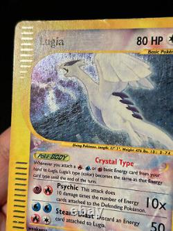 Carte Pokémon Cristal Lugia Aquapolis HOLO 149/147 Secret Rare