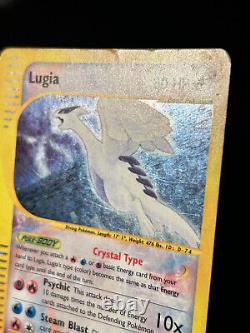 Carte Pokémon Cristal Lugia Aquapolis HOLO 149/147 Secret Rare