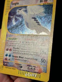 Carte Pokémon Cristal Lugia Aquapolis HOLO 149/147 Secret Rare