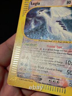 Carte Pokémon Cristal Lugia Aquapolis HOLO 149/147 Secret Rare