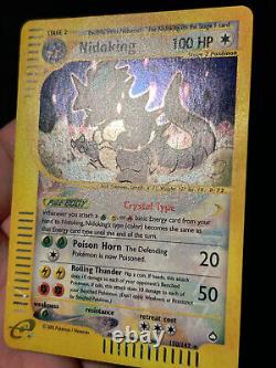 Carte Pokemon Crystal Nidoking Aquapolis 150/147 HOLO Secret Rare