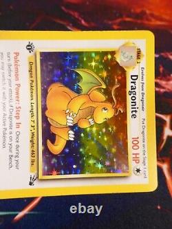 Carte Pokemon DRAGONITE NM (1ère édition) Set 4/62 Holo Rare WOTC