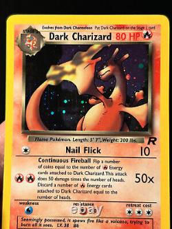 Carte Pokemon Dark Charizard Team Rocket 4/82 Holo Rare