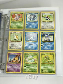 Carte Pokémon De Base Holo Rare Complète Charizard, Blastoise, Florizarre 102 Cartes
