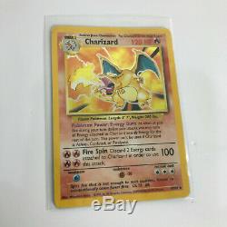 Carte Pokémon De Base Holo Rare Complète Charizard, Blastoise, Florizarre 102 Cartes
