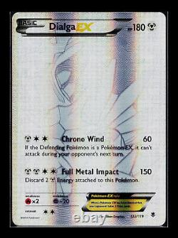 Carte Pokémon Dialga EX (Secrète Rare) XY Forces Fantômes 122/119