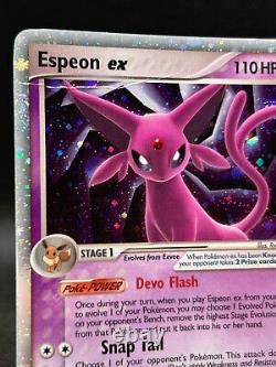 Carte Pokemon Espeon ex EX Forces Cachées Holo 102/115 Ultra Rare SWIRL 2005