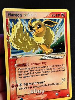 Carte Pokemon Flareon Gold Star EX Power Keepers 100/108 Ultra Rare HOLO