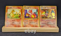 Carte Pokémon Holo Charizard Blastoise Venusaur Base Set 3 Japonais 1996 TCG