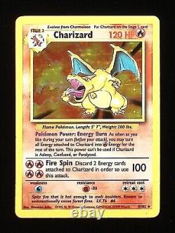 Carte Pokemon Holo Rare Holofoil Charizard 4/102 VLP Base Set 1999