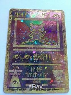 Carte Pokémon Holographique Promotionnelle De Mewtwo Antique, Menthe Rare, 1995, 96, 98, 99