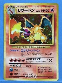 Carte Pokemon Japonais Charizard Blastoise Venusaur De Base Holo No. 003,6,9 Rare