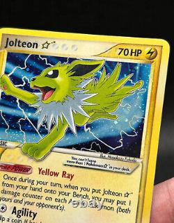 Carte Pokemon Jolteon Gold Star Ex Power Keepers Holo 101/108 Ultra Rare