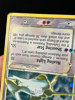 Carte Pokémon Latias Gold Star EX Deoxys 105/107 Ultra Rare HOLO SWIRL