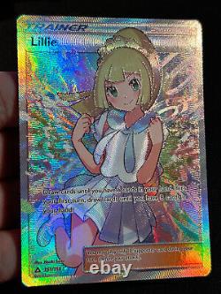 Carte Pokemon Lillie (Art Complet) SM Ultra Prisme 151/156 Ultra Rare