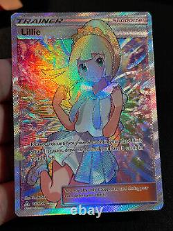 Carte Pokemon Lillie (Art Complet) SM Ultra Prisme 151/156 Ultra Rare