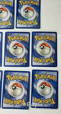 Carte Pokemon Lot Vintage Pokemon Ex Cartes Début Des Années 2000 Ultra Rare Set Carte Jouée
