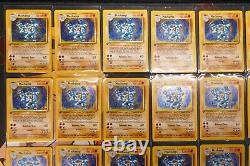 Carte Pokemon MACHAMP HP 60x (1ère édition) de l'ensemble de base 8/102 Holo Rare Deck HeavyPlay