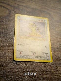 Carte Pokémon Meowth 56/64 Vintage 1999 Très Rare