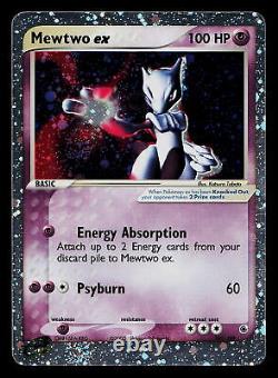 Carte Pokemon Mewtwo ex Rubis et Saphir 101/109 Ultra Rare SWIRL