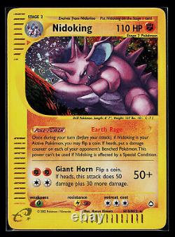 Carte Pokémon Nidoking Aquapolis H18/H32 Rare Holo
