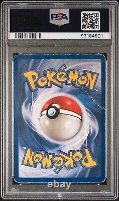 Carte Pokemon PSA 1 Base Set Charizard de 1999 de WOTC