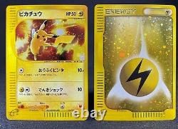 Carte Pokemon Pikachu 010/018 Promo Mcdonald's E Series Japanese Holo 2002