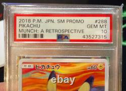 Carte Pokémon Pikachu Munch Une Rétrospective Psa 10, Dalle En Manche Parfaite