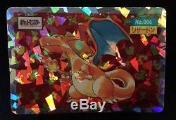 Carte Pokémon Promo Japonais 1995 Topsun Charizard Holo Dos Bleu / Ex-nm Look