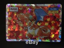 Carte Pokémon Promo Japonais 1995 Topsun Charizard Holo Dos Bleu / Ex-nm Look