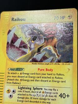Carte Pokemon Raikou Ciel Rugissant H26/H32 Rare Holo