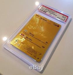 Carte Pokémon Rare Reshiram Gold (mt) Psa 9