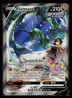 Carte Pokemon Rayquaza V Ciel en évolution 194/203 Ultra Rare Full Alt Art Holo