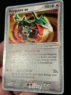 Carte Pokémon Rayquaza ex EX Deoxys Holo 102/107 Ultra Rare