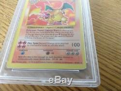 Carte Pokémon Sans Ombre Charizard Psa 5 Excellent Base Set 4/102 Rare