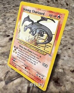 Carte Pokemon Shining Charizard Neo Destiny 107/105 Holo Rare Secrète