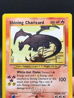 Carte Pokemon Shining Charizard Neo Destiny 107/105 Holo Secret Rare
